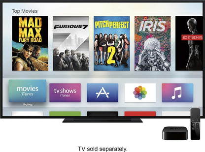 Apple MQD22LL/A Apple TV 4K 32GB Media Player (Renewed)