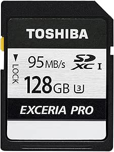 Toshiba THN-N401S1280E4 Exceria Pro N401 128GB SDXC Card — main product image