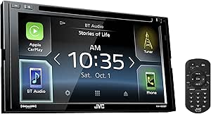 JVC KW-V85BT Car Stereo 6.8" Touchscreen Apple CarPlay Android Auto