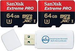 SanDisk 64GB Extreme Pro Micro SDXC GoPro Bundle