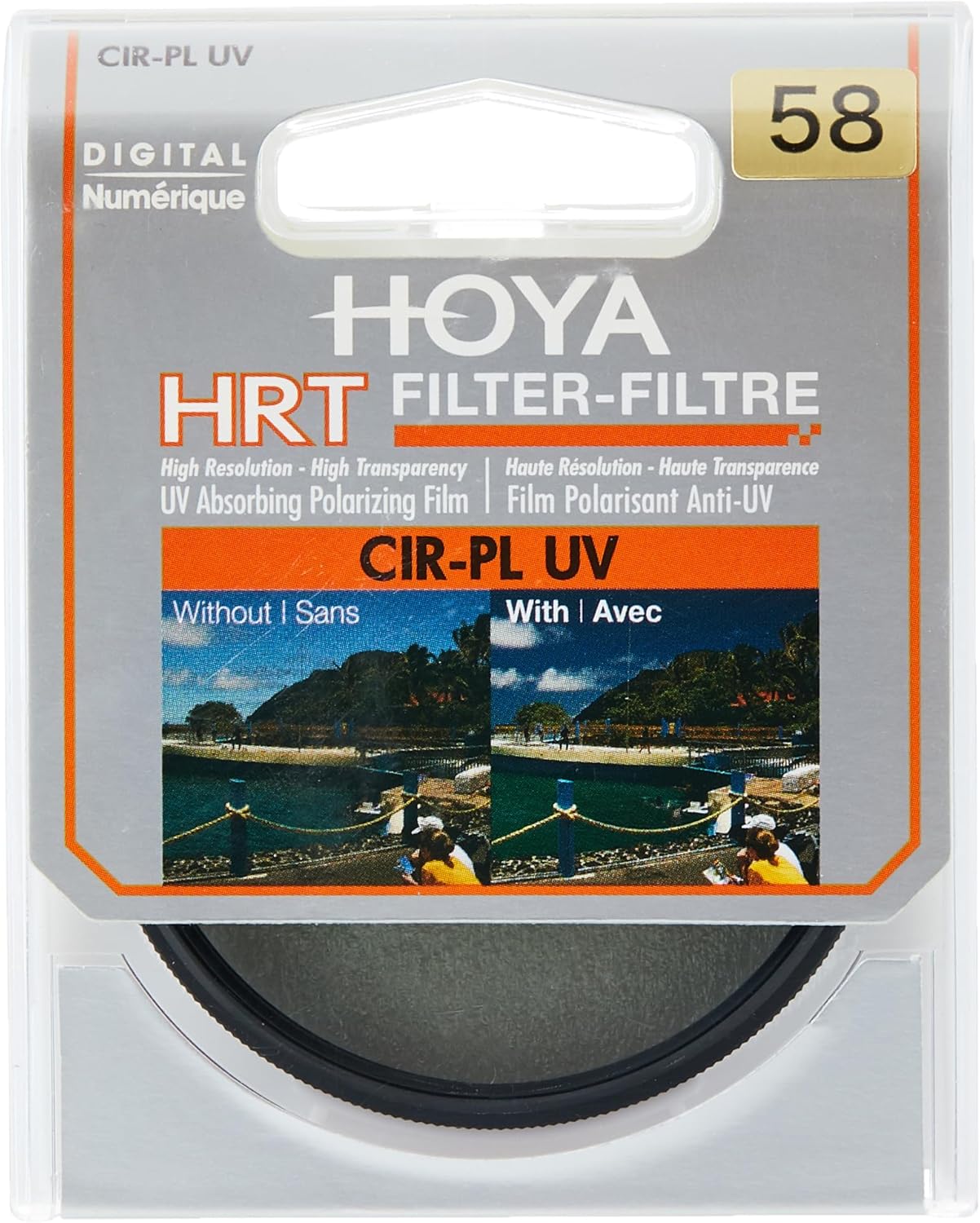 Hoya Y7POLC058 58mm Circular Polarizing & UV HRT Filter