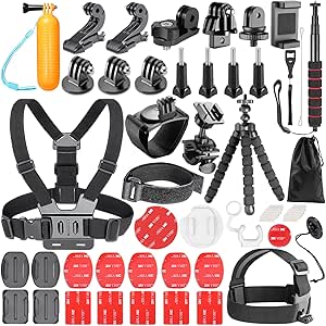 Neewer 10089250 54-in-1 Action Camera Accessory Kit GoPro