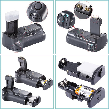 Neewer 90091084@@os1 BG-E8 Battery Grip Charger Kit