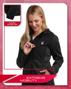 Spyder Women's Softshell Lightweight Full-Zip Jacket