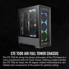 Thermaltake CA-1X8-00F1WN-00 CTE T500 Air E-ATX Full Tower Case
