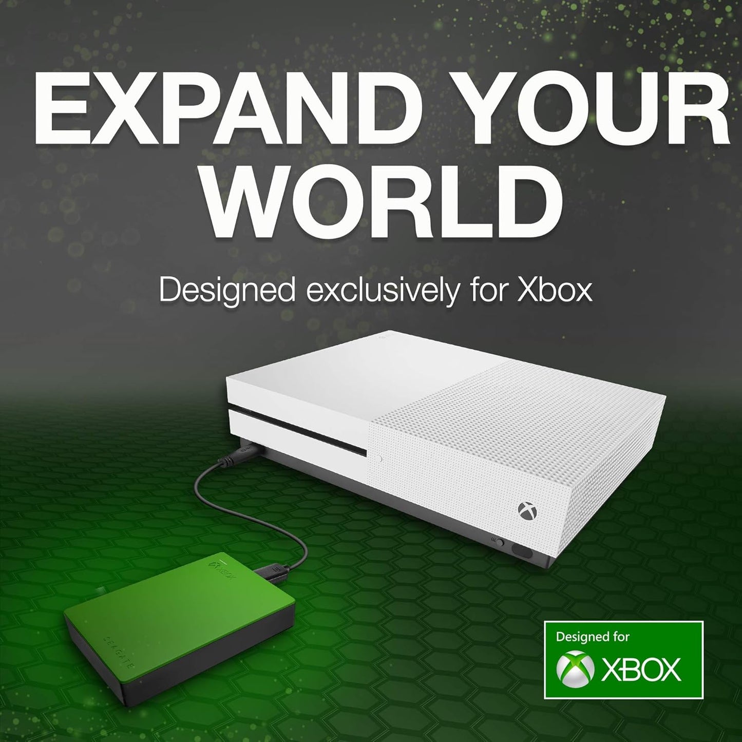 Seagate STEA2000403-cr 2TB Xbox Game Drive Green Renewed