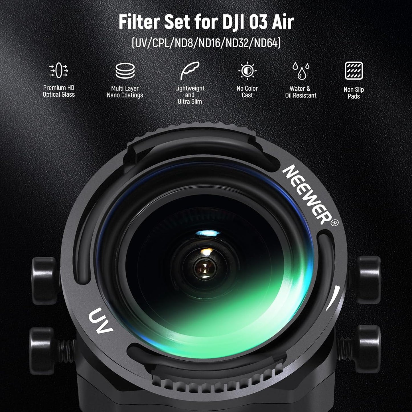 Neewer 10102703 ND Filters DJI O3 Air Unit