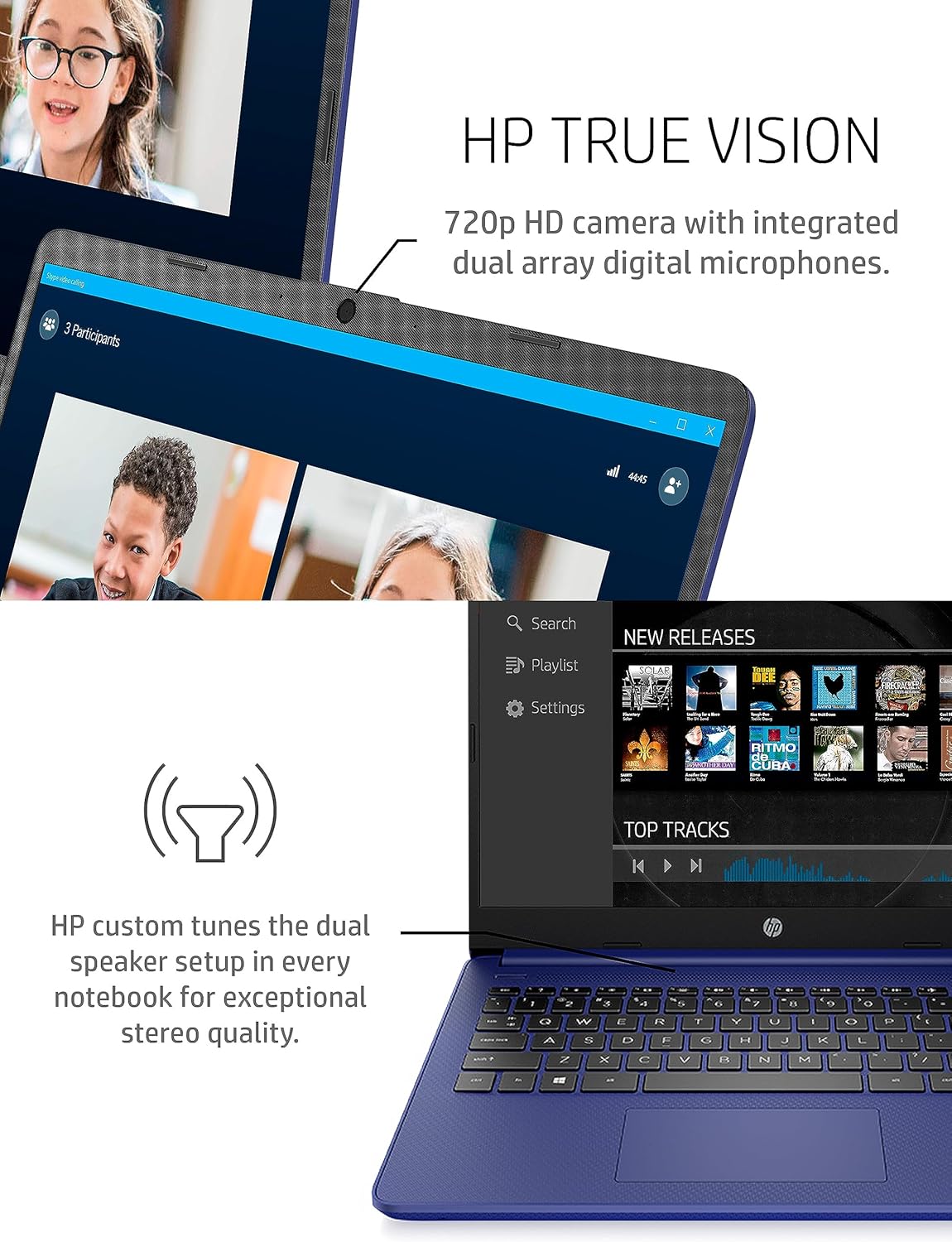 HP 14-fq0010nr 14" Laptop AMD 3020e 4GB 64GB eMMC