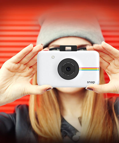 Polaroid POLSP01W Snap Instant Digital Camera - ZINK Printing