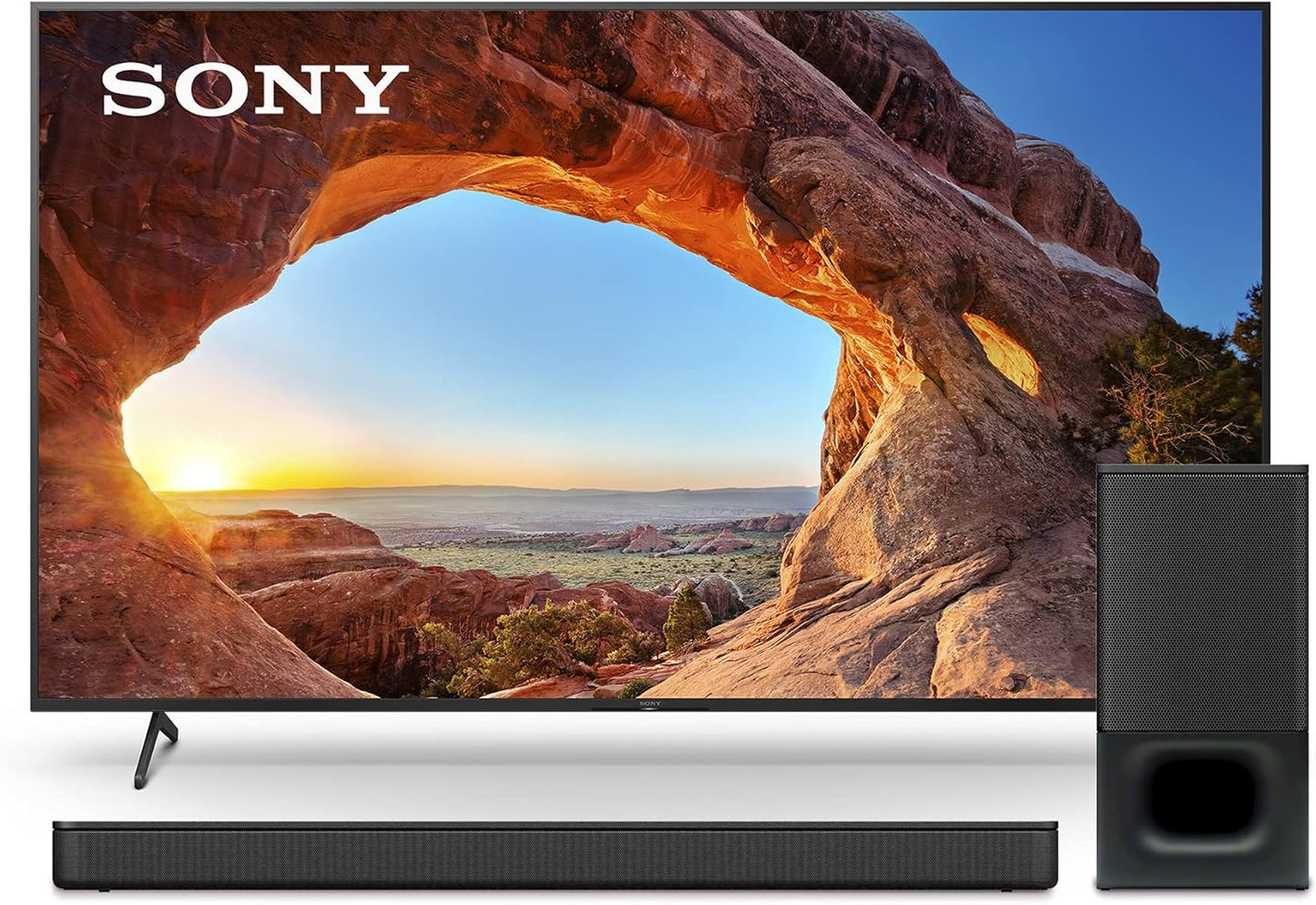 Sony X85J 85-Inch 4K Google TV with HT-S350 Soundbar