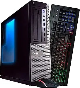 Dell OptiPlex 7010 RGB Small Desktop - i5, 16GB, SSD, WiFi - Renewed