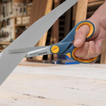 Westcott 16550 Titanium Non-Stick 8-inch Scissors 2-Pack