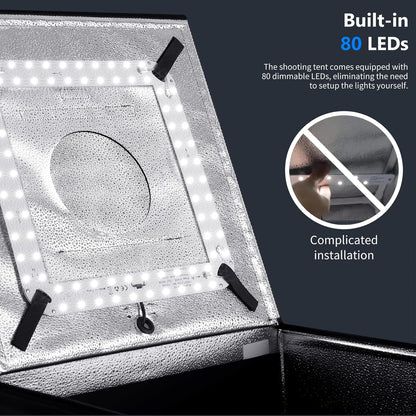 Neewer ZK-RY-02 16" Portable LED Photo Light Box