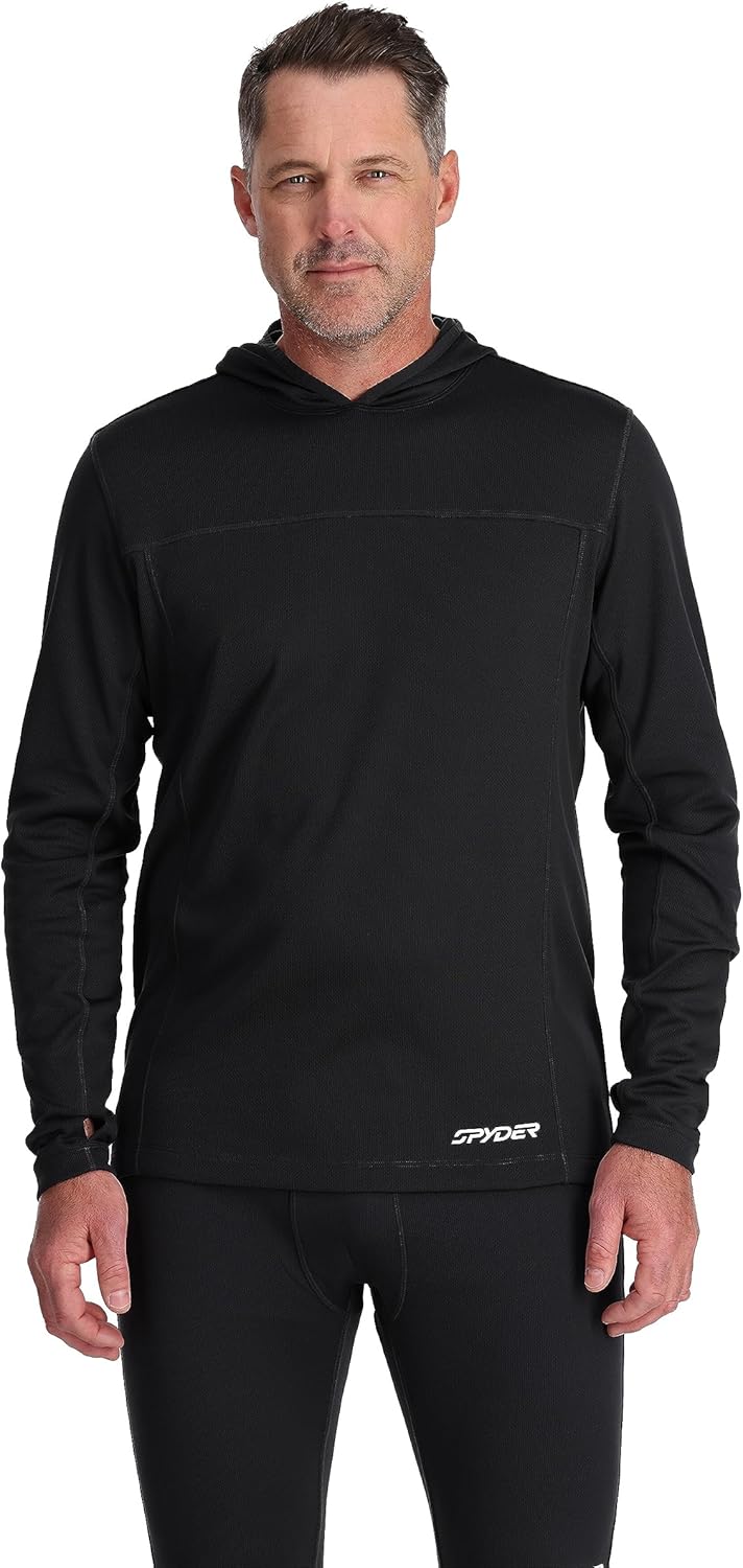 Spyder 38A015309 Men's Charger Hoodie Baselayer Thermal Top — main product image