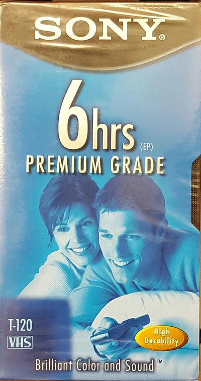 Sony T-120 Premium Grade VHS Tape - Single
