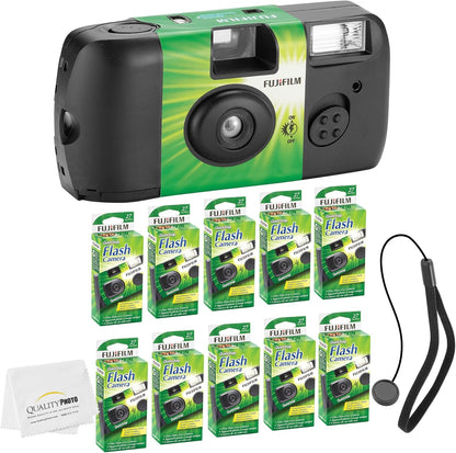 Fujifilm QuickSnap Flash 400 Disposable Camera (10-Pack)
