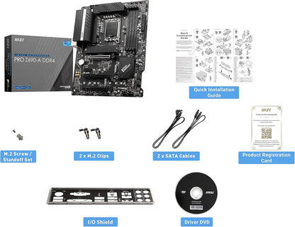 MSI Z690-A DDR4 ProSeries LGA 1700 Motherboard