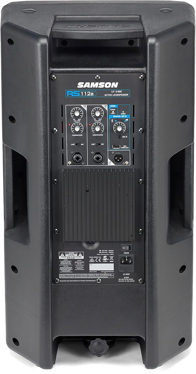 Samson RS112A 12" 400-watt Active Loudspeaker Bluetooth