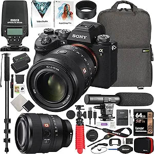 Sony Alpha 1 Mirrorless Camera 50mm Lens Bundle