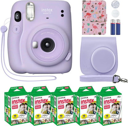 Fujifilm Instax Mini 11 Lilac Purple Camera Bundle