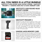 Westcott WES4740 FJ200 Strobe Light ProGrip2 Mount Bundle