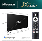 Hisense 85UX 85-Inch Mini-LED ULED X QLED 4K Google Smart TV
