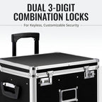 Vaultz VZ01270 Portable File Storage Box with Handle