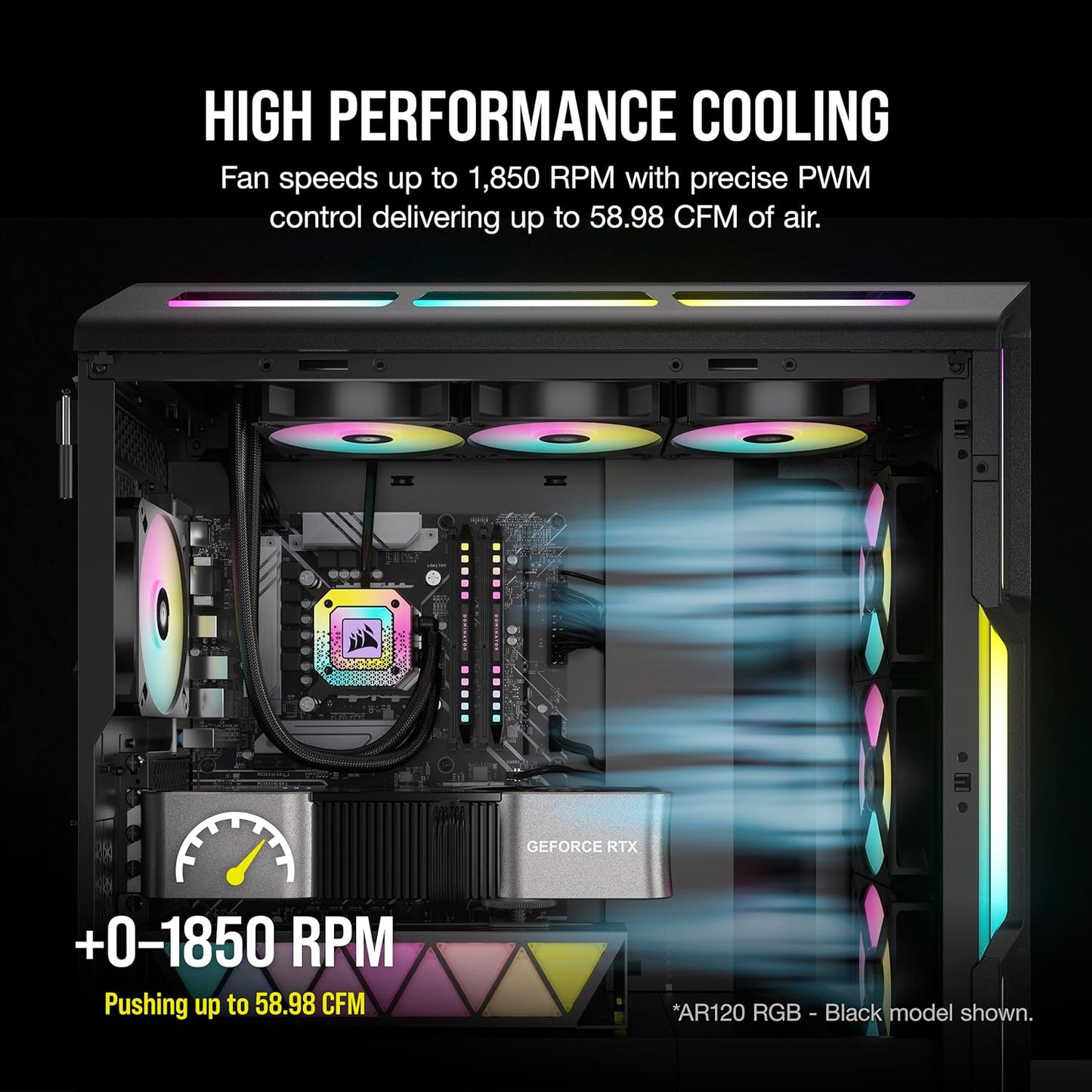 Corsair CO-9050168-WW iCUE AR120 White RGB Fan