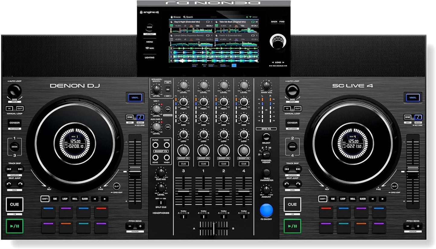 Denon DJ SCLIVE4 Standalone DJ Controller