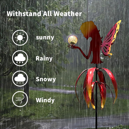 AOC FZ0000R 55-Inch Solar LED Fairy Wind Spinner