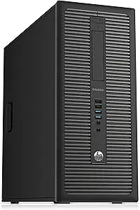 HP J6D86UT#ABA EliteDesk Desktop PC - Black