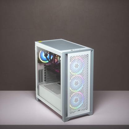 Corsair CC-9011201-WW 4000D Airflow: White Tempered Glass ATX Case