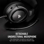 Corsair CA-9011195 HS35 Carbon Gaming Headset (Renewed)