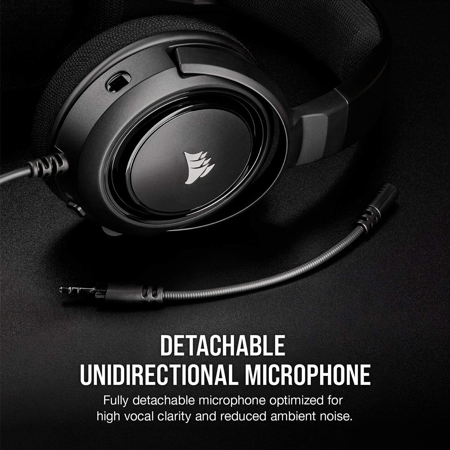 Corsair CA-9011195 HS35 Carbon Gaming Headset (Renewed)