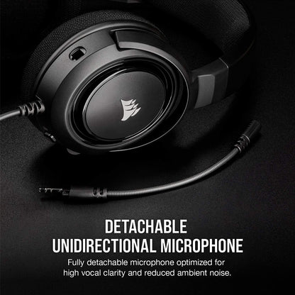 Corsair CA-9011195 HS35 Carbon Gaming Headset (Renewed)