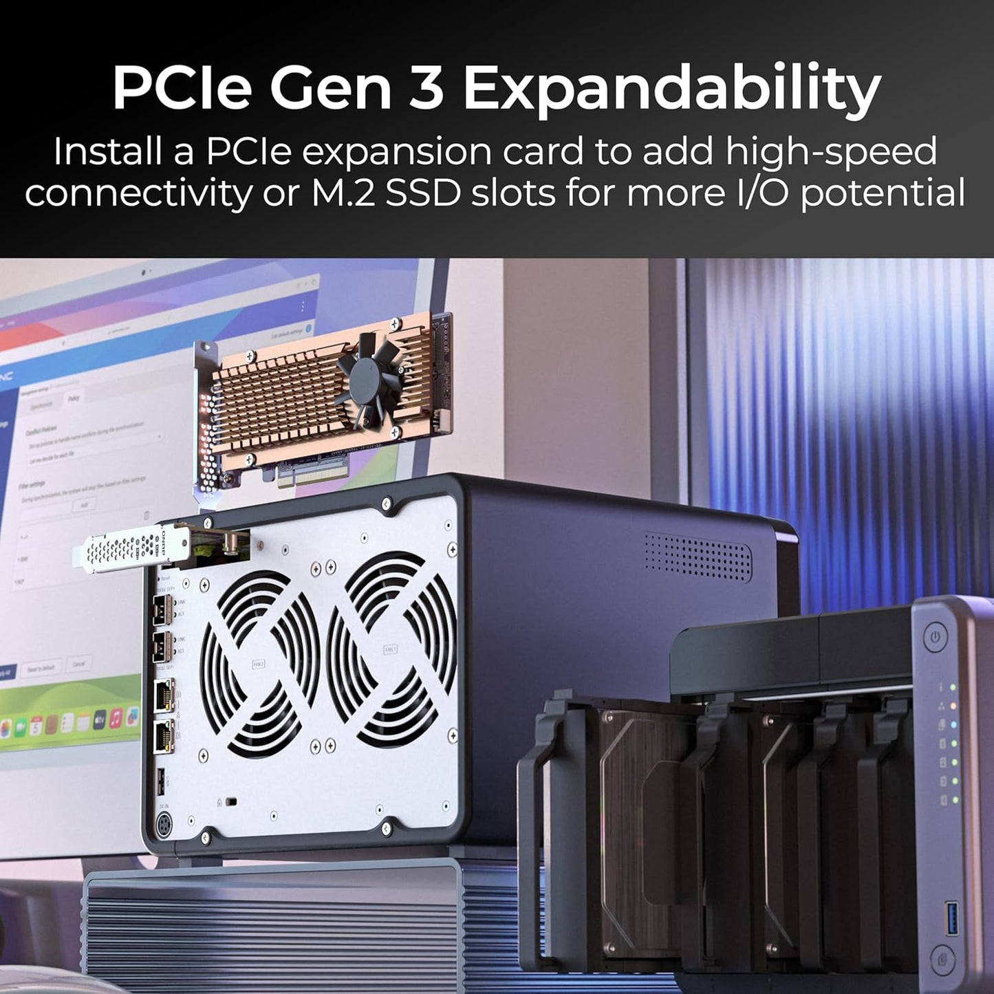 QNAP TS-632X-4G-US 6-Bay 10GbE Desktop NAS (Diskless)