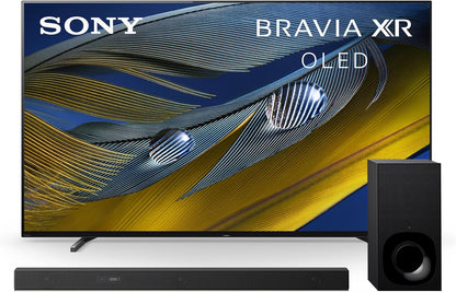 Sony BRAVIA XR A80J 77-Inch 4K OLED Google TV Bundle