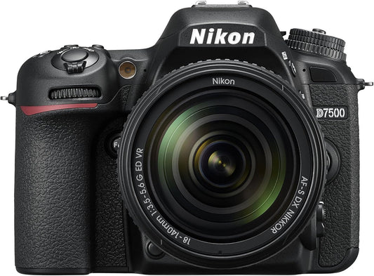 Nikon 0E-GNLO-IPV8 D7500 DSLR 18-140mm VR Renewed