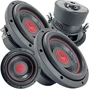 Gravity 2X 8" 1000W Car Audio Subwoofer Pair