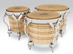 Latin Percussion LP202-AW Bongo Drum Natural Chrome