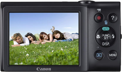 Canon A2300 PowerShot 16MP Camera - Black (Renewed)