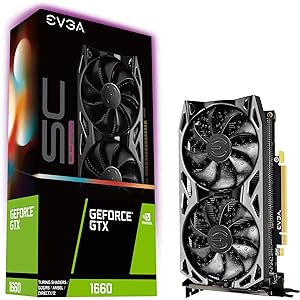 EVGA 06G-P4-1067-KR GTX 1660 SC Ultra Gaming - 6GB GDDR5