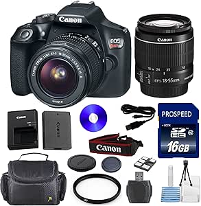 Canon Rebel T6 DSLR Camera Bundle with 18-55mm Lens