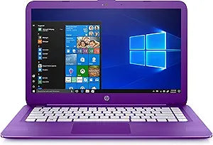 HP Stream 14-cb013wm 14" Purple Renewed Laptop
