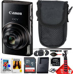 Canon 650 PowerShot ELPH 360 HS Digital Camera Bundle (Renewed)