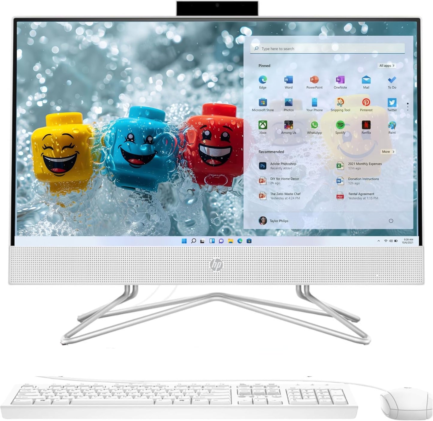 HP aio 21.5" FHD All-in-One Desktop 40GB RAM