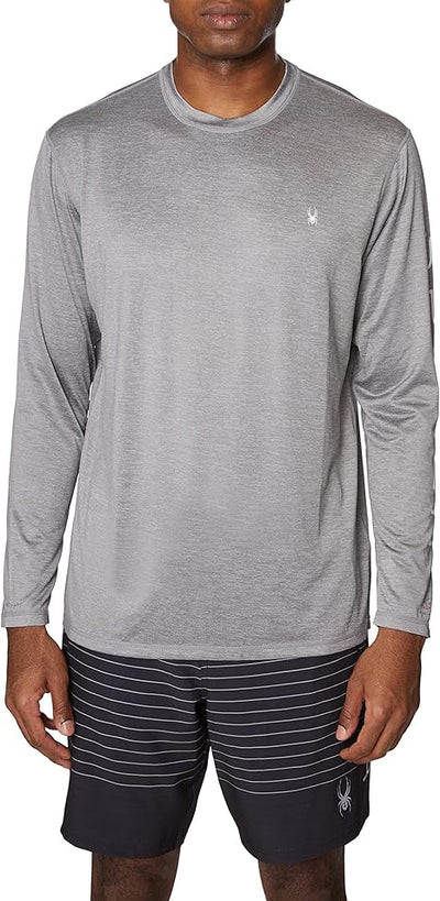 Spyder Men's Heather Long Sleeve Rashguard