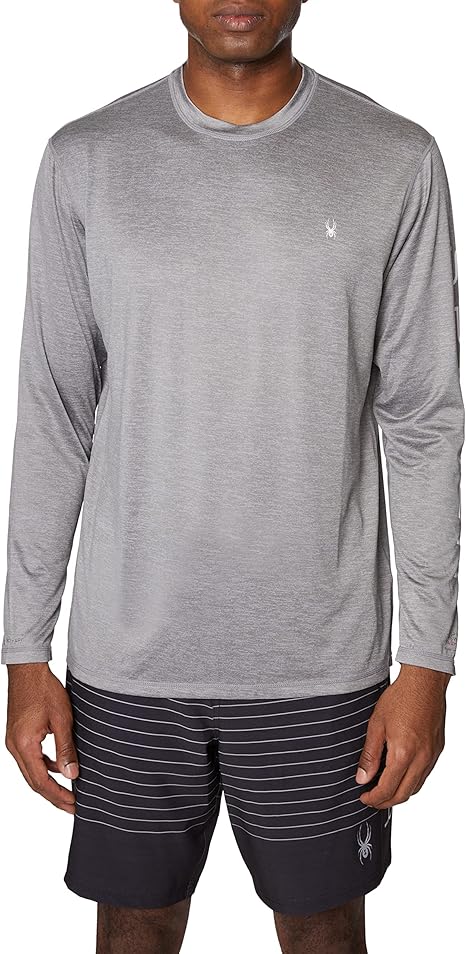 Spyder Men's Heather Long Sleeve Rashguard — main product image
