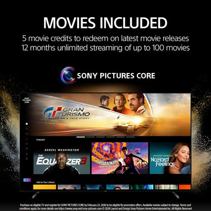 Sony K75XR70 75-Inch Mini LED QLED 4K Google TV