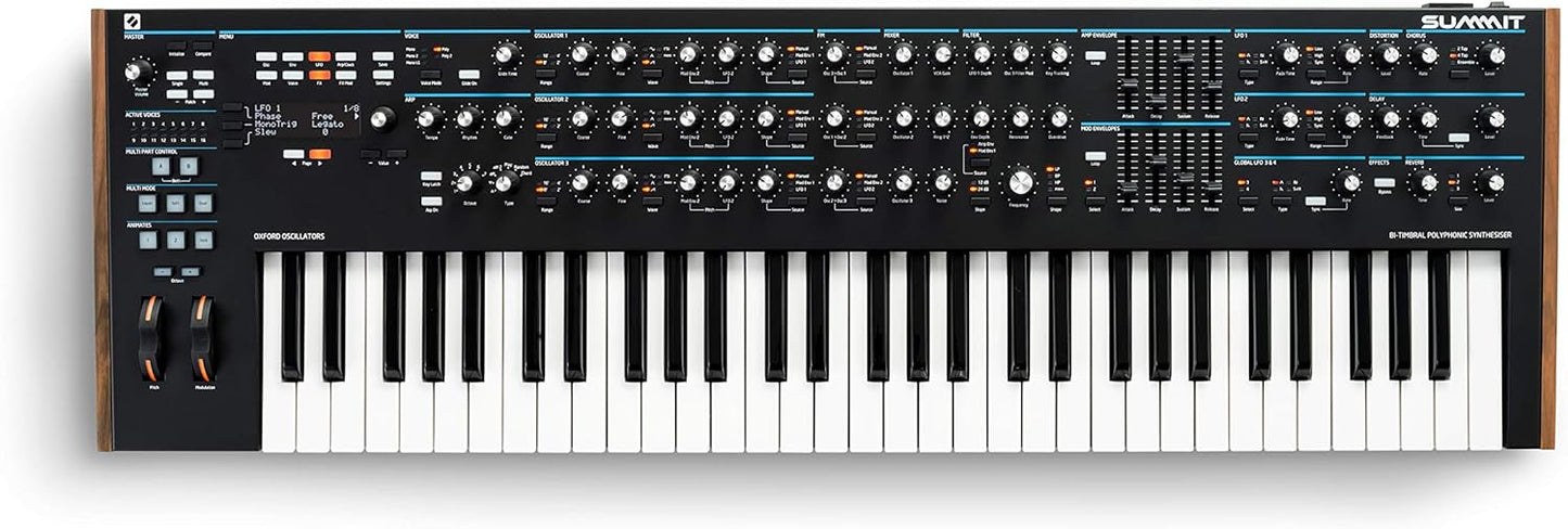 Novation AMS-SUMMIT: Summit 16-Voice Polyphonic Synthesizer